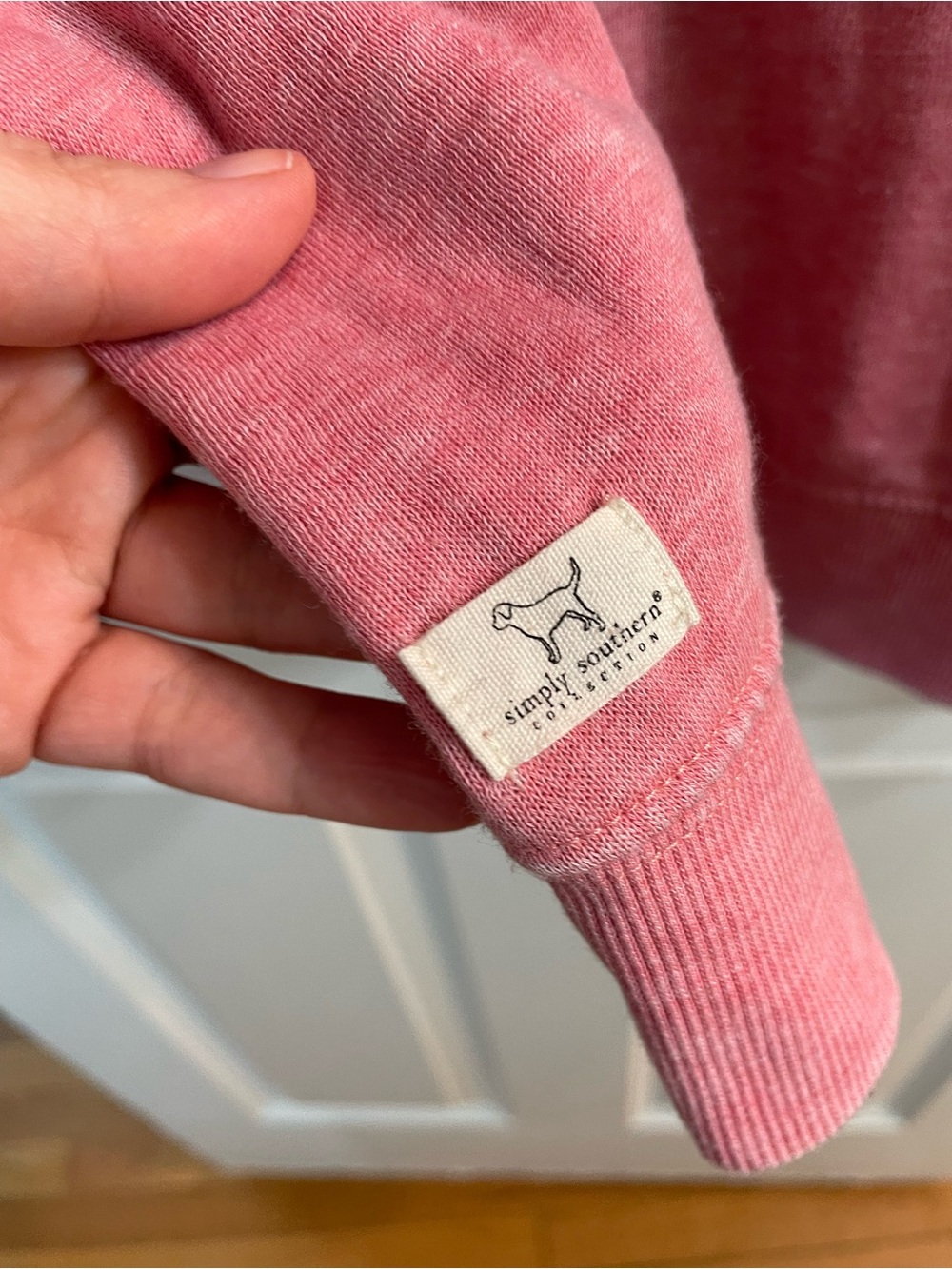 Simply Southern Howdy Baby Pink Graphic Sweatshirt Western Cowgirl Size Medium - Picture 5 of 7